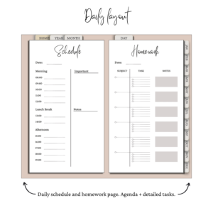 The Ultimate Student’s Planner | Rose Gold