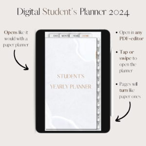 The Ultimate Student’s Planner 2024 | Afrah | Snowy