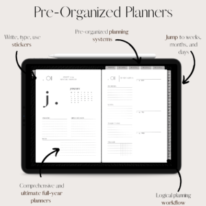 Pre-Organized Planners