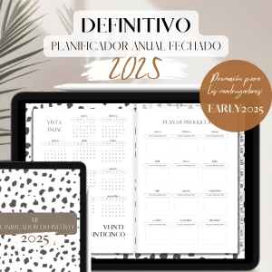 2025 Planificador Anual Fechado Definitivo | Planificación digital | 1000 páginas | Dalmatian Dash: planificador anual 2025, planificador fechado 2025, planificador digital 2025, planificador A5 2025, planificador definitivo 2025, planificador PDF 2025, planificador con hipervínculos, planificador para iPad 2025